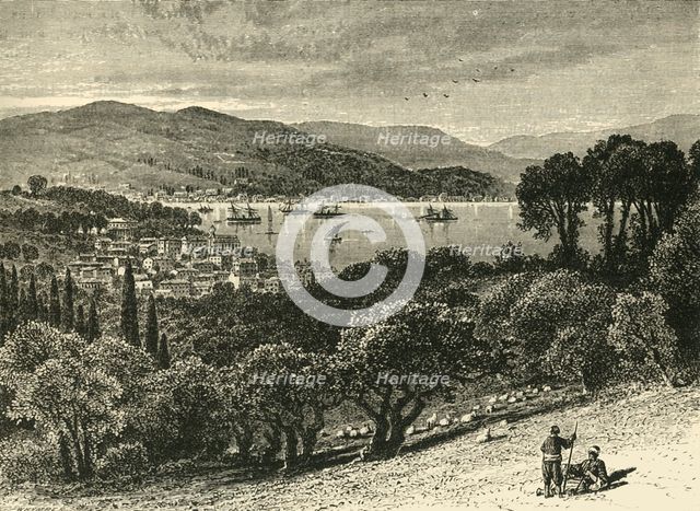 'The Bosphorus, from Therapia', 1890. Creator: Unknown.