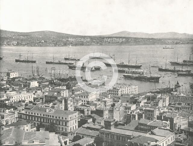The Bosphorus looking towards Scutari, Constantinople, Ottoman Empire, 1895.   Creator: W & S Ltd.