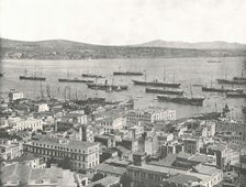 The Bosphorus looking towards Scutari, Constantinople, Ottoman Empire, 1895. Creator: W & S Ltd