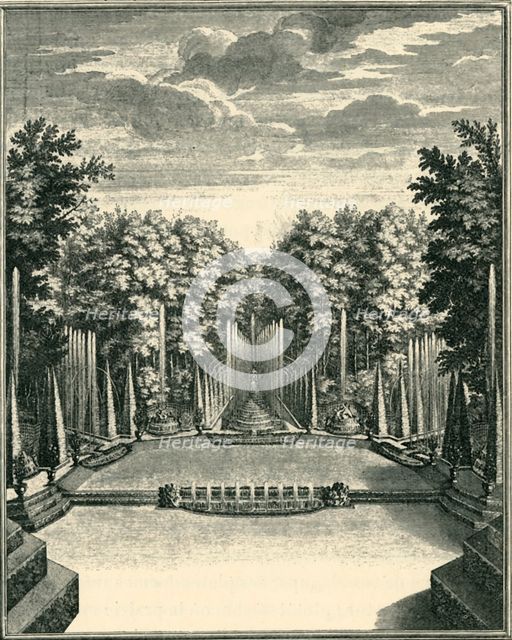 The Bosquet du Théâtre d'Eau in the gardens at Versailles, France, (1903). Creator: Unknown.