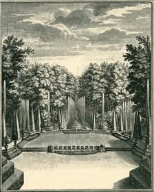 The Bosquet du Théâtre d'Eau in the gardens at Versailles, France, (1903). Creator: Unknown