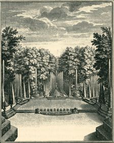 The Bosquet du Théâtre d'Eau in the gardens at Versailles, France, (1903). Creator: Unknown