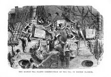 The Boston Tea Party,16 December 1773, (1872)