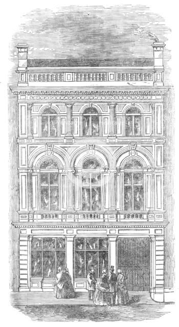 The Boston Athenaeum, 1856.  Creator: Unknown.