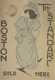 The Boston standard sold here, c1893 - 1897. Creator: Unknown