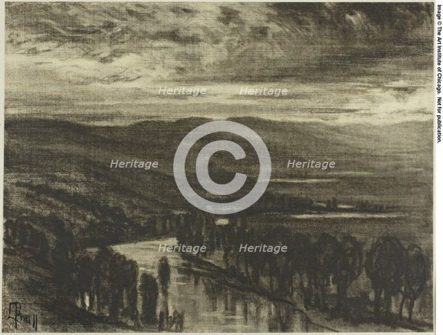 The Borders of the Tagus, c. 1903. Creator: Joseph J Pennell.