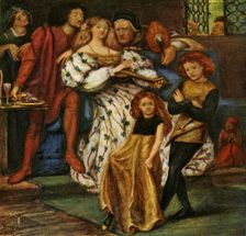 The Borgia Family 1863, (c1912). Artist: Dante Gabriel Rossetti