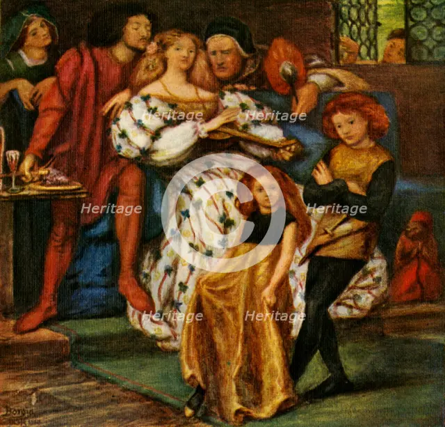 'The Borgia Family', 1863, (c1912). Artist: Dante Gabriel Rossetti.