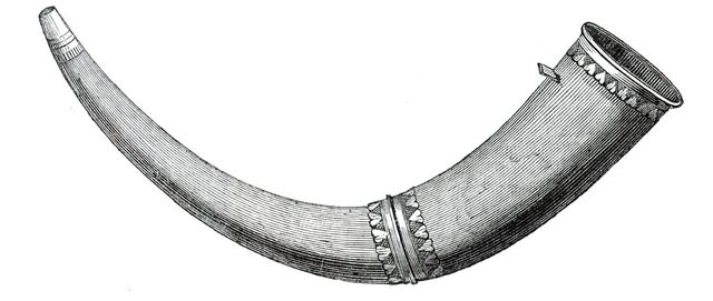 The Borstall Tenure Horn, 1850. Creator: Unknown.