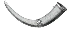 The Borstall Tenure Horn, 1850. Creator: Unknown