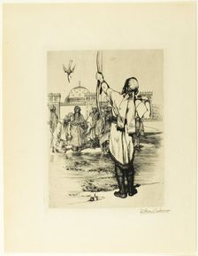The Bowman, frontispiece from The Epic of Kings, Stories Retold from Firdusi, 1882. Creator: Sir Lawrence Alma-Tadema
