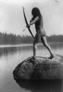 The Bowman-Nootka, c1910. Creator: Edward Sheriff Curtis