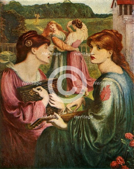 'The Bower Meadow', 1850-1872, (c1912). Artist: Dante Gabriel Rossetti.