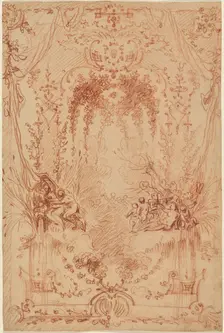 The Bower, c. 1716. Creator: Jean-Antoine Watteau