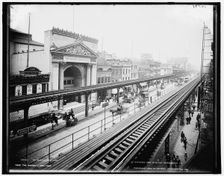 The Bowery, New York, c1900. Creator: Unknown