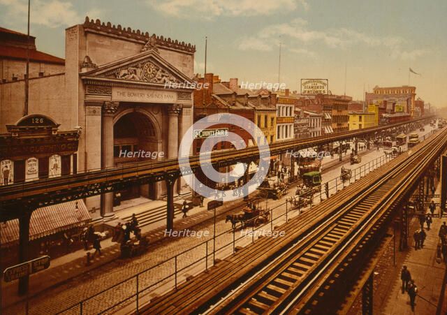 The Bowery, New York City, c1900. Creator: Unknown.