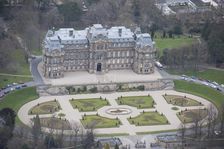 The Bowes Museum, grand terrace and parterre, Barnard Castle, County Durham, 2016. Creator: Matthew Oakey