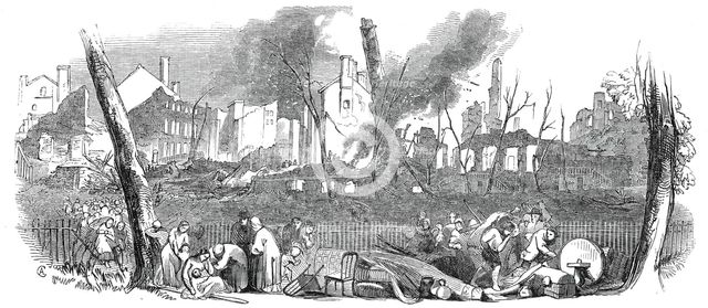 The Bowling-Green and Marketfield-Street, 1845. Creator: Unknown.