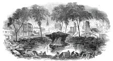 The Bowling-Green, and Broadway, 1845. Creator: Unknown