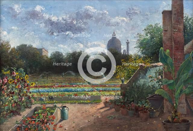 The Botanical Garden in Vienna, 1891. Creator: Hermine Lang-Laris.