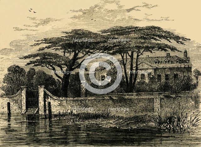 'The Botanical Gardens, Chelsea, 1790', (c1876). Creator: Unknown.