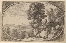 The Boulder Crowned with Trees. Creator: Herman van Swanevelt