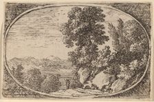 The Boulder Crowned with Trees. Creator: Herman van Swanevelt