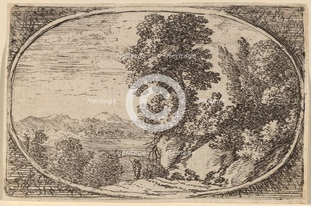 The Boulder Crowned with Trees. Creator: Herman van Swanevelt.