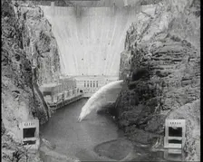 The Boulder Dam Activating, 1936. Creator: British Pathe Ltd