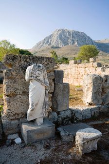 The bouleuterion at Corinth, Greece. Creator: Samuel Magal
