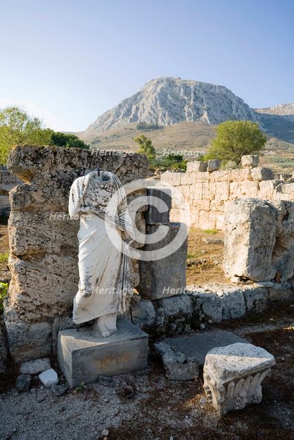 The bouleuterion at Corinth, Greece. Creator: Samuel Magal.