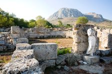 The bouleuterion at Corinth, Greece. Creator: Samuel Magal