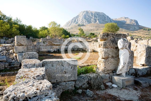 The bouleuterion at Corinth, Greece. Creator: Samuel Magal.