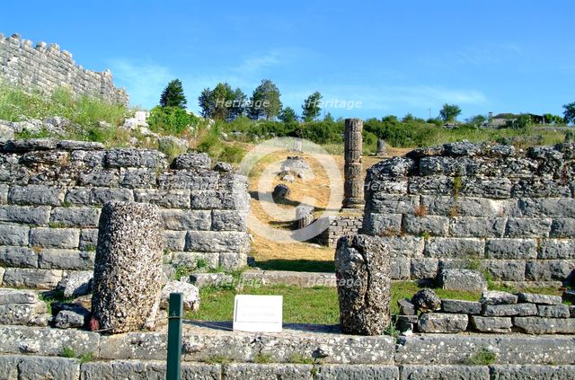 The bouleuterion at Dodona, Greece. Creator: Samuel Magal.