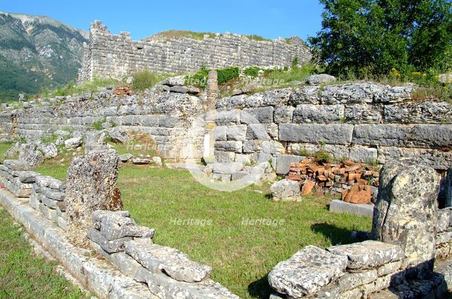 The bouleuterion at Dodona, Greece. Creator: Samuel Magal.