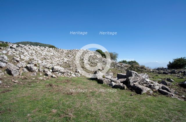 The bouleuterion at Kassope, Greece. Creator: Samuel Magal.