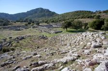 The bouleuterion at Kassope, Greece. Creator: Samuel Magal