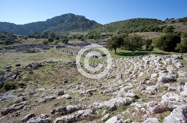 The bouleuterion at Kassope, Greece. Creator: Samuel Magal.