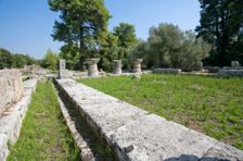 The bouleuterion at Olympia, Greece. Creator: Samuel Magal