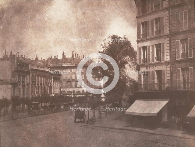 The Boulevards at Paris, May-June 1843. Creator: William Henry Fox Talbot.