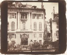 The Boulevards of Paris, 1843. Creator: William Henry Fox Talbot
