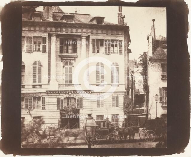 The Boulevards of Paris, 1843. Creator: William Henry Fox Talbot.