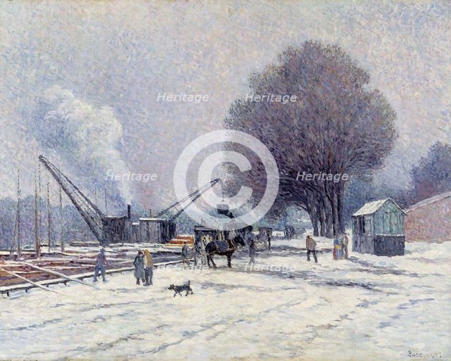 The Boulogne Embankment, 1905. Creator: Maximilien Luce.