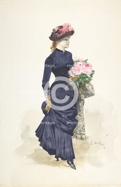 The Bouquet, . Creator: Ernest-Ange Duez.