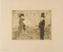 The Bouquet, c. 1876. Creator: Jean Louis Forain