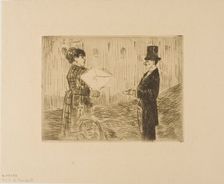 The Bouquet, c. 1876. Creator: Jean Louis Forain