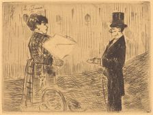 The Bouquet, c. 1876. Creator: Jean Louis Forain