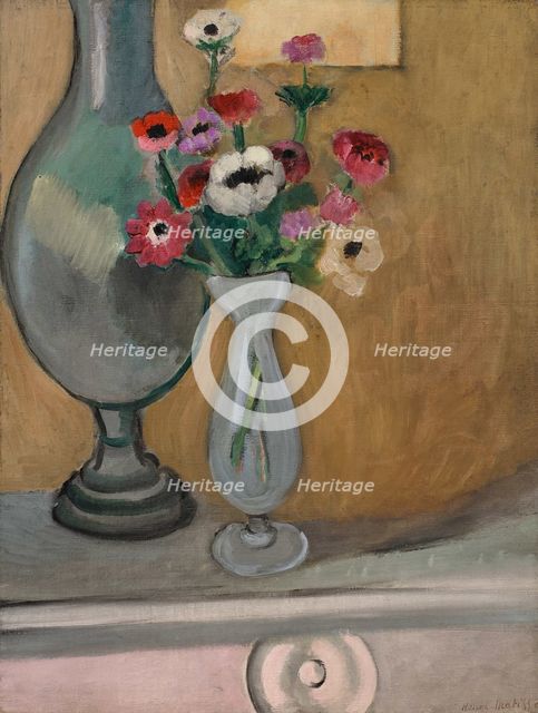 The Bouquet of Anemones, 1918. Creator: Matisse, Henri (1869-1954).