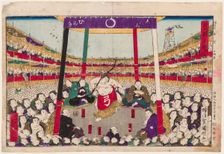The bow dance (Yumitori-shiki) at the end of the day, 1878