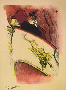 The Box with the Gilded Mask 1893, (1946). Artist: Henri de Toulouse-Lautrec